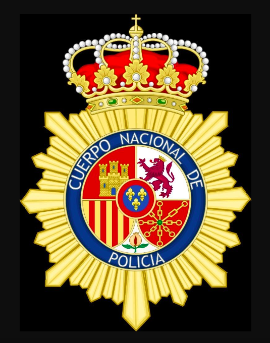 Cuerpo Nacional de Policia Atril press