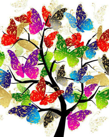La mariposa,<br/> por Leonor Henríquez