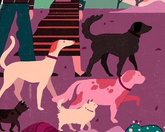 Paseos con perro,<br/> por Lucy Gómez