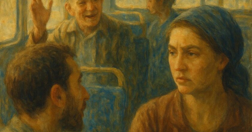 No ônibus,<br/> por Alfredo Behrens