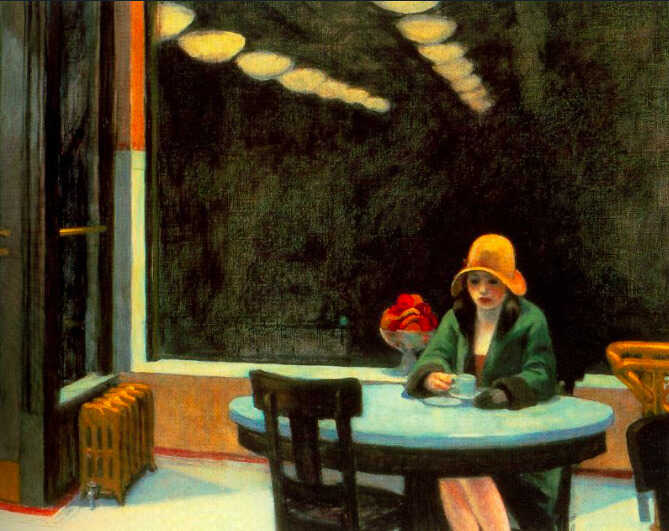 Apareció Audrey,<br/> por Luli Delgado 1 Edward Hopper Atril press