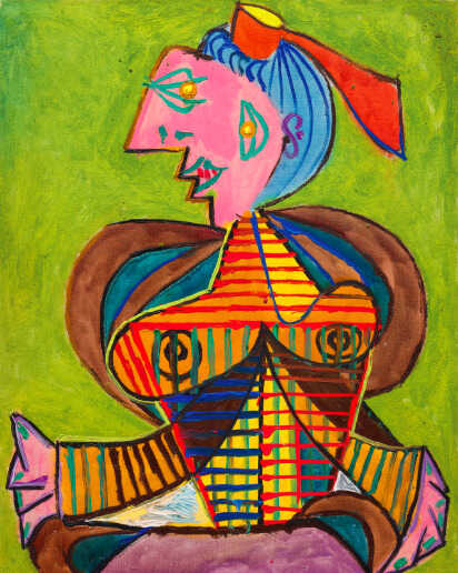 Fuga,<br/> por Leonor Henríquez 1 Pablo Picasso Atril press