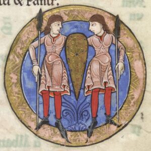 The Hunterian Psalter Calendar Zodiac Sign of Gemini