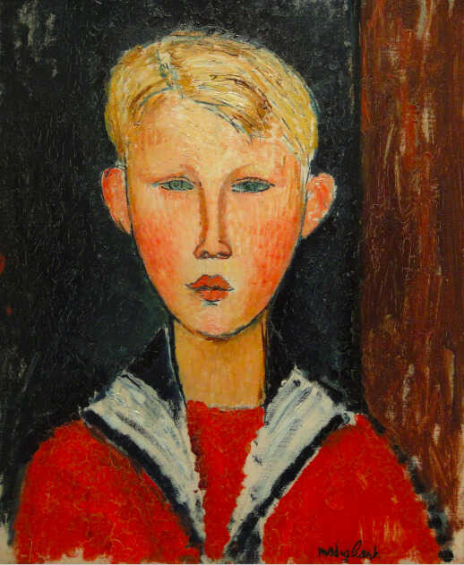 La lección de Papucho,<br/> por Victorino Muñoz 1 Amedeo Modigliani Atril press