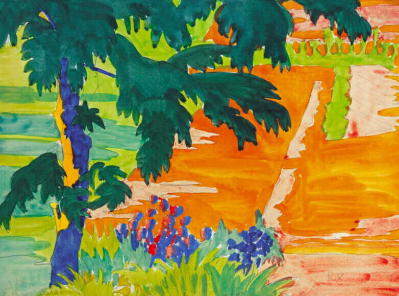 Abochornada,<br/> por Luli Delgado 1 Charles Burchfield Atril press e1751504793182