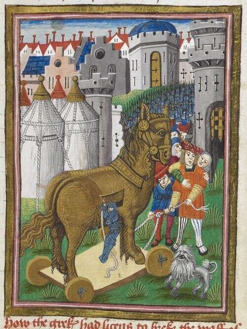 Trojan horse Atril press