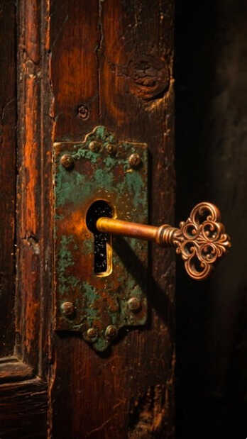 puerta y llave Atril press